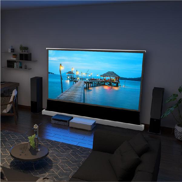 VIVIDSTORM S PRO motorisert spenningsgulvheving UST ALR-projeksjonsduk 120 inch