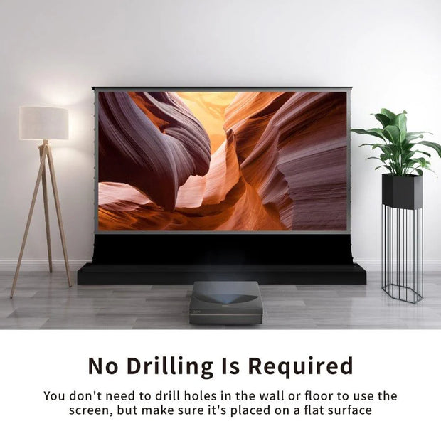 VIVIDSTORM S PRO motorisert spenningsgulvheving UST ALR-projeksjonsduk 120 inch