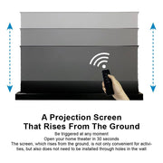 VIVIDSTORM S PRO motorisert spenningsgulvheving UST ALR-projeksjonsduk 120 inch